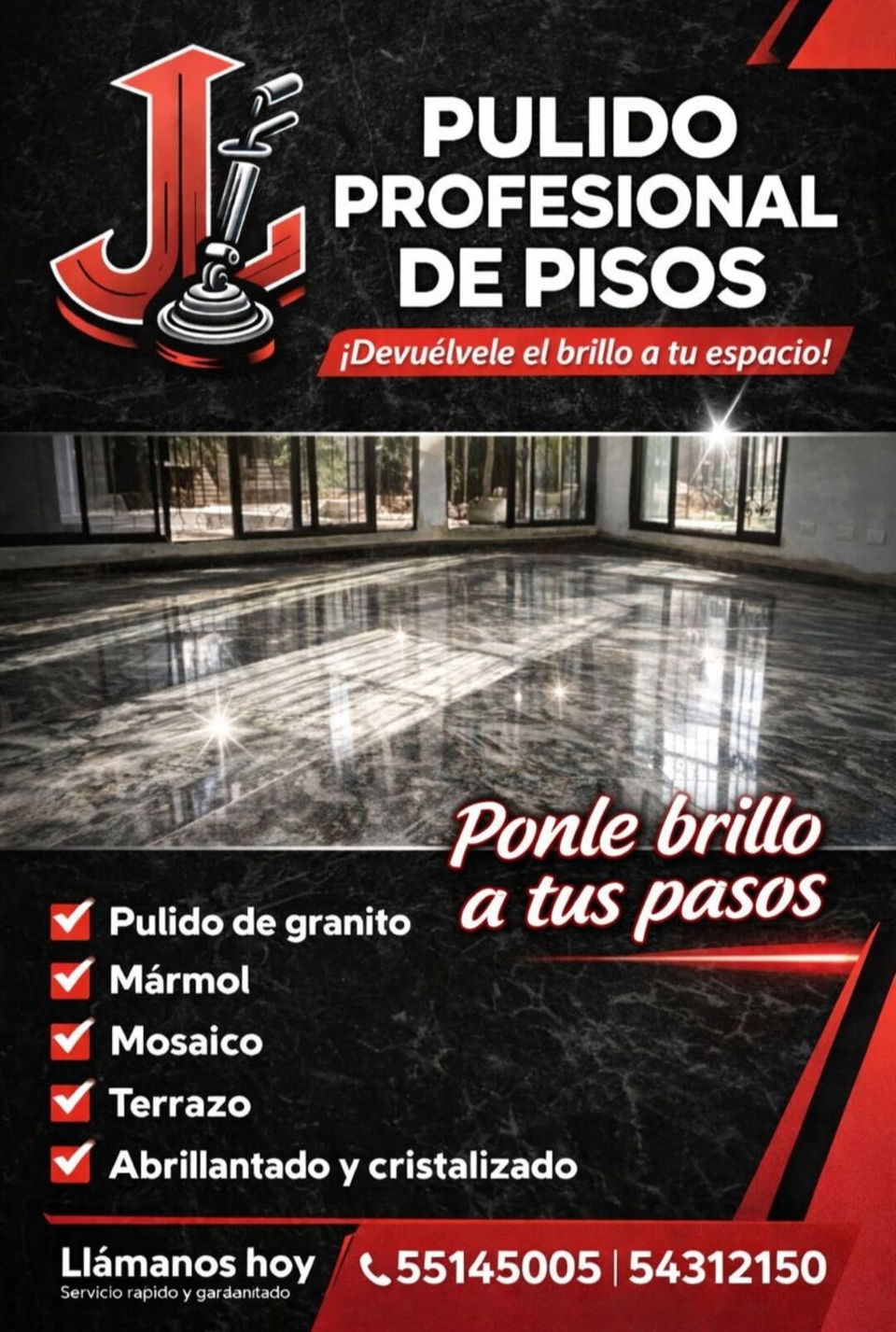 Portada de Pulido de pisos profesionales en La Habana
