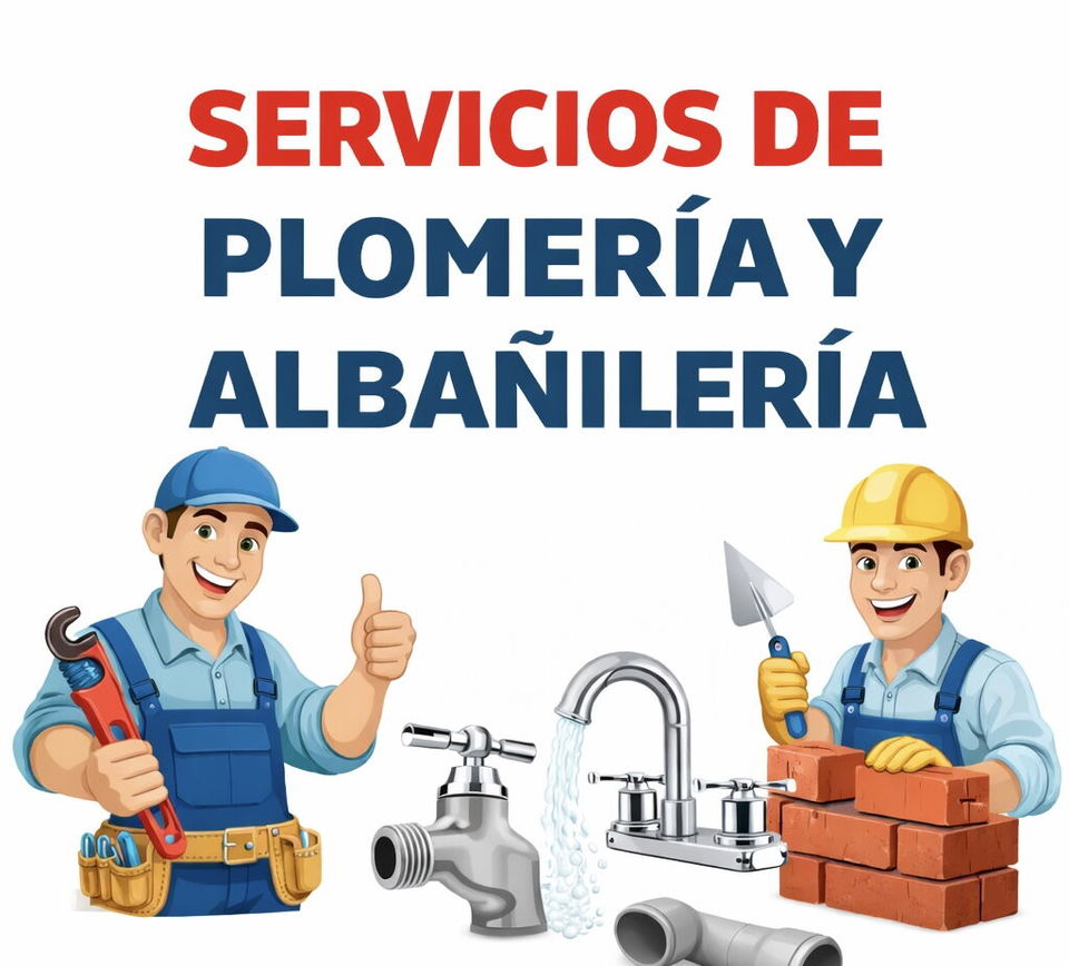 Portada de Servicios de albañilería, plomería y más para el hogar