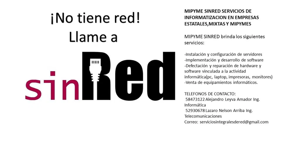Portada de Servicios de informatización para empresas estatales, mixtas y MIPYMES