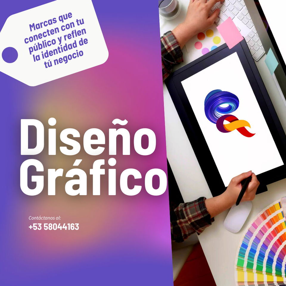 Portada de Diseño gráfico profesional: logotipos, flyers, tarjetas y códigos QR para negocios
