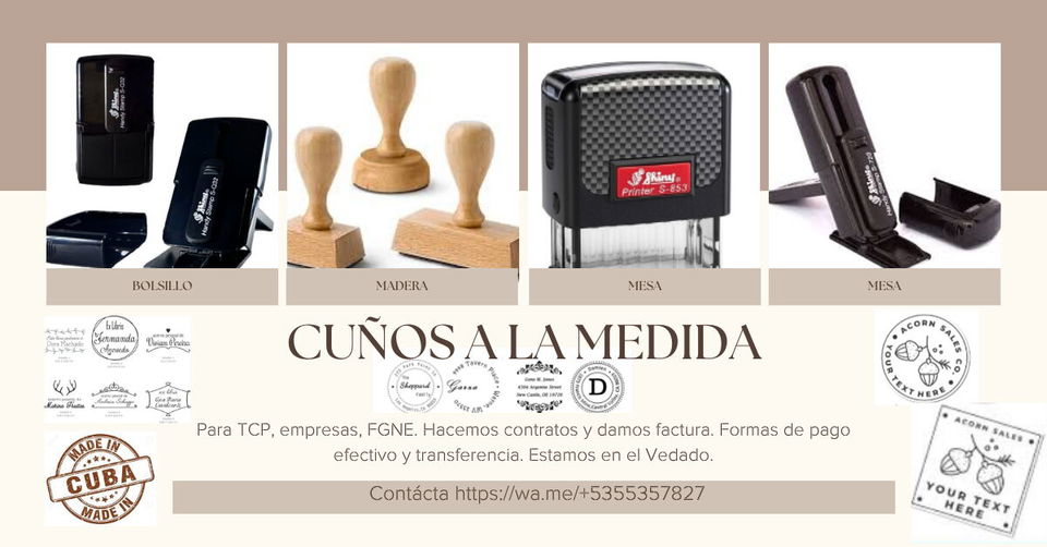 Portada de Cuños personalizados, gafetes imantados y códigos QR