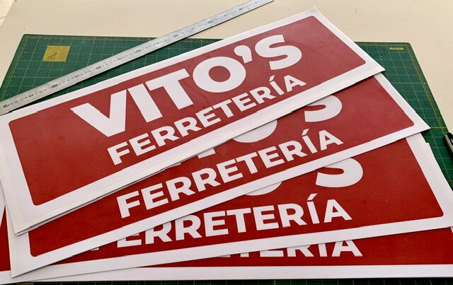Portada de Pegatinas, calcomanías y señalética personalizada