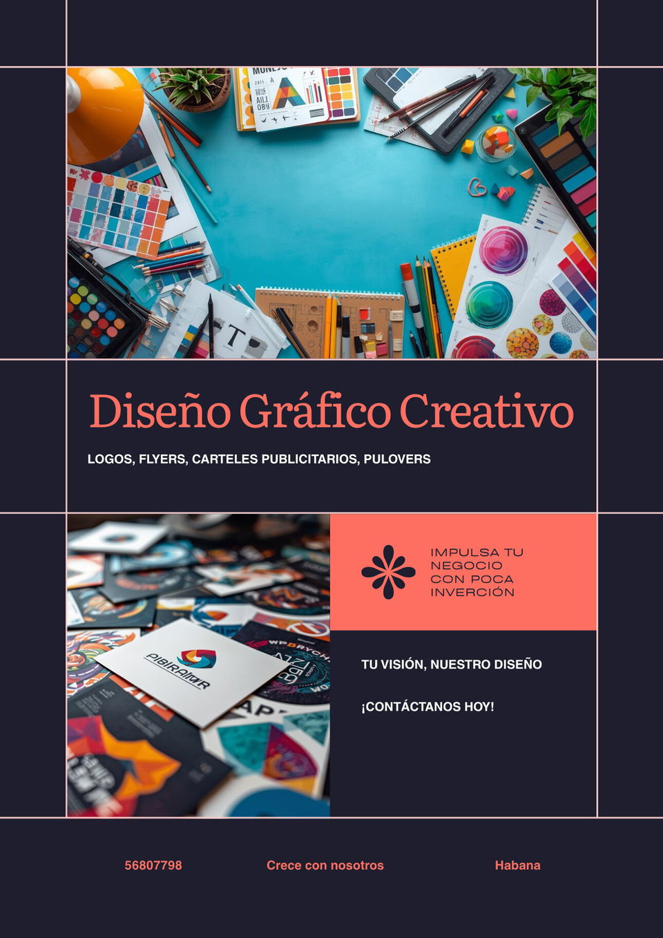 Portada de Diseño Gráfico Profesional: Logos, Flyers, Carteles y Cartas de Restaurante