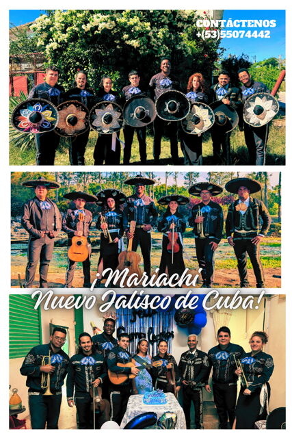 Portada de Mariachi Nuevo Jalisco de Cuba: Música mexicana auténtica para tus celebraciones