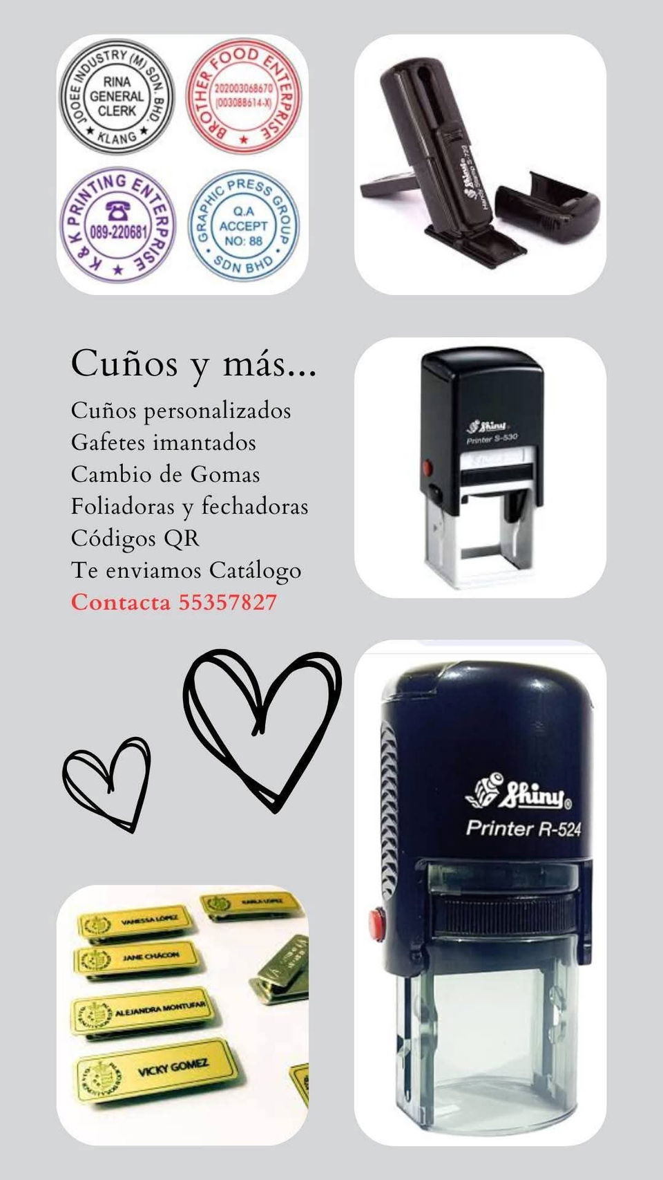 Portada de Cuños, gafetes y más: personalización profesional en La Habana