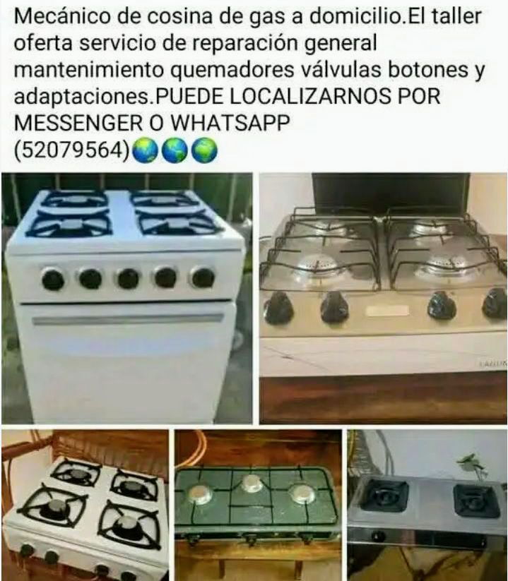 Portada de Reparación de cocinas de gas a domicilio