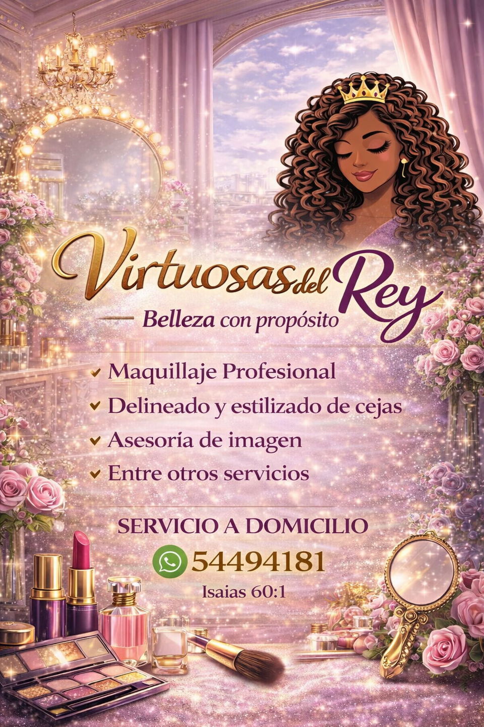 Portada de Salón de belleza con servicios de maquillaje y faciales en Centro Habana