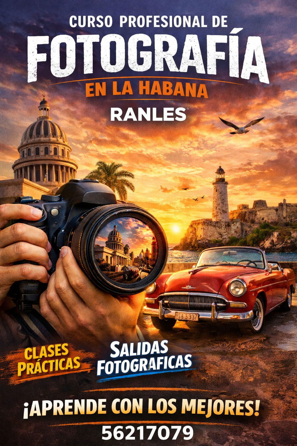 Portada de Curso de Fotografía con Certificación en La Habana