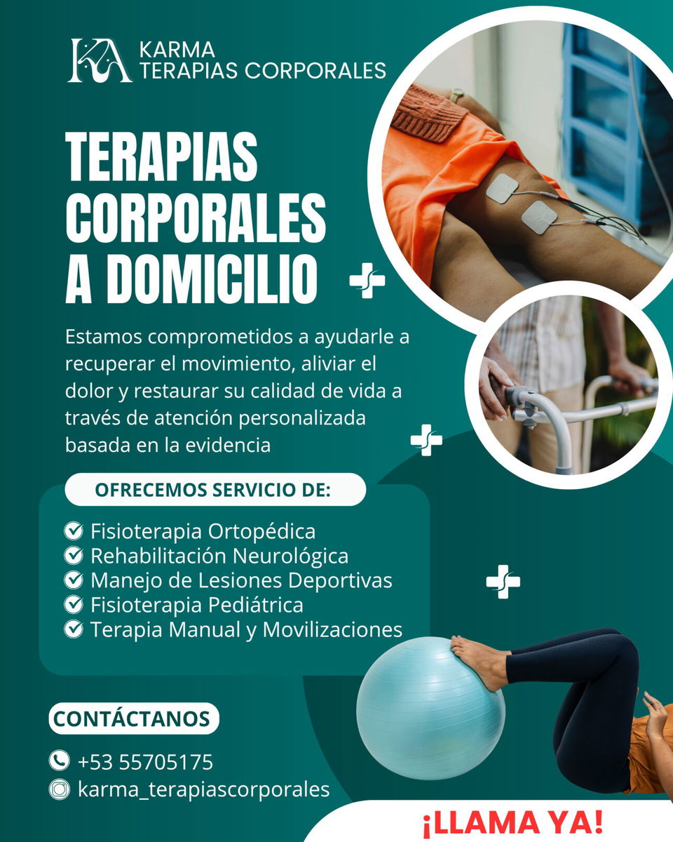 Portada de Fisioterapia a Domicilio para Adultos Mayores y Rehabilitación
