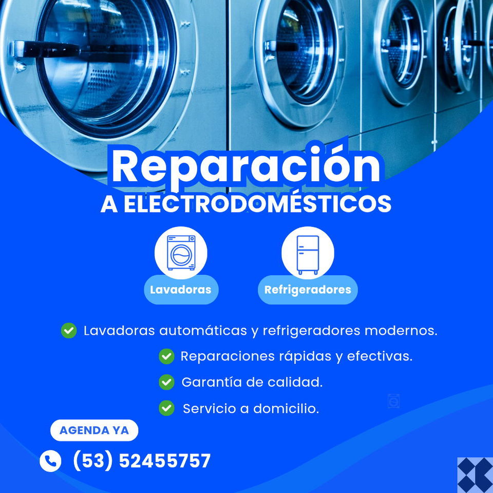 Portada de Reparación de Lavadoras y Refrigeradores en La Habana