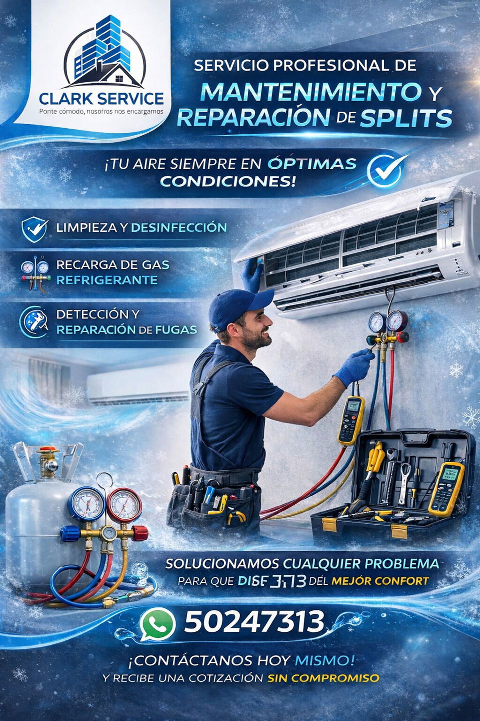 Portada de Mantenimiento y montaje de splits en La Habana