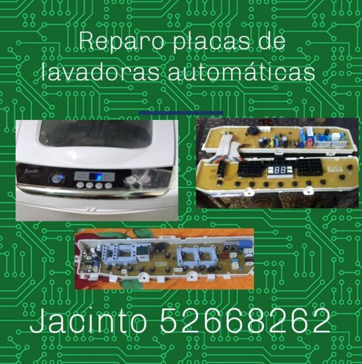 Portada de Reparación de placas de lavadoras automáticas