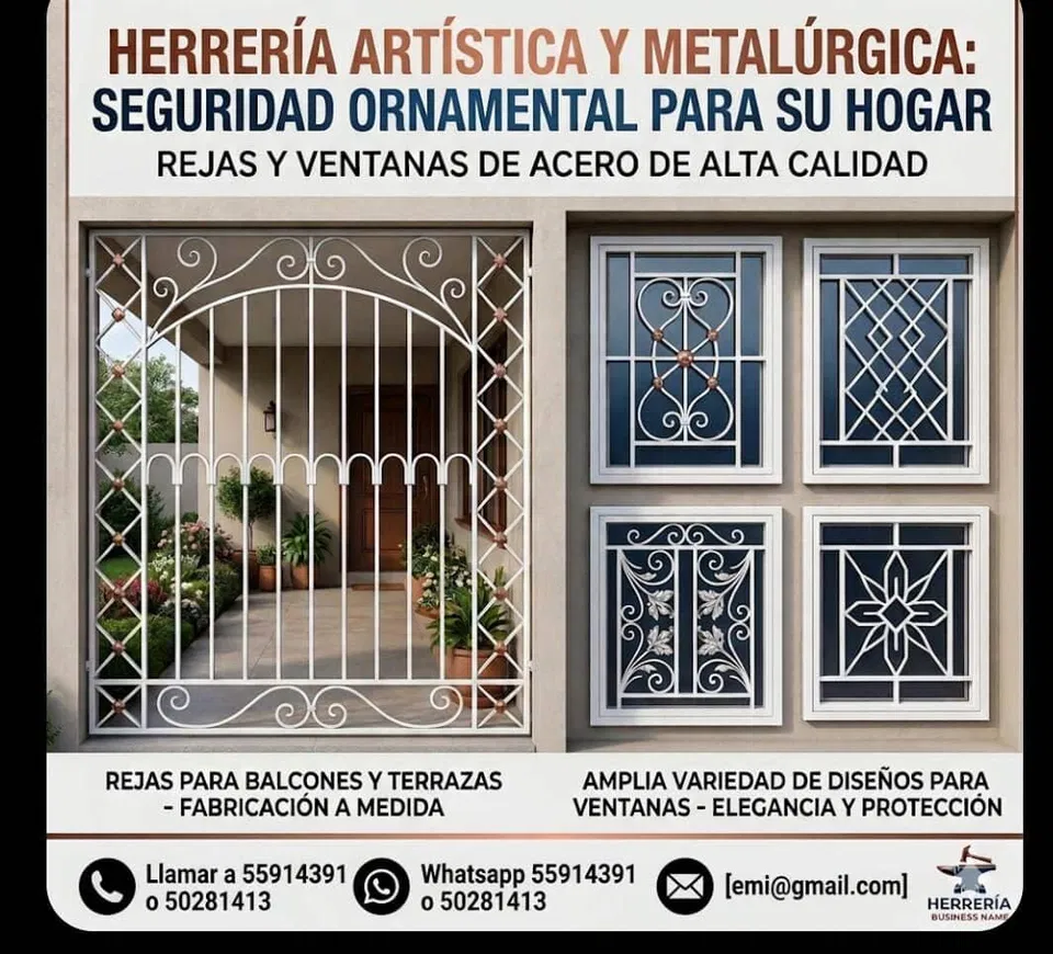 Portada de Rejas y ventanas de acero de alta calidad para su hogar