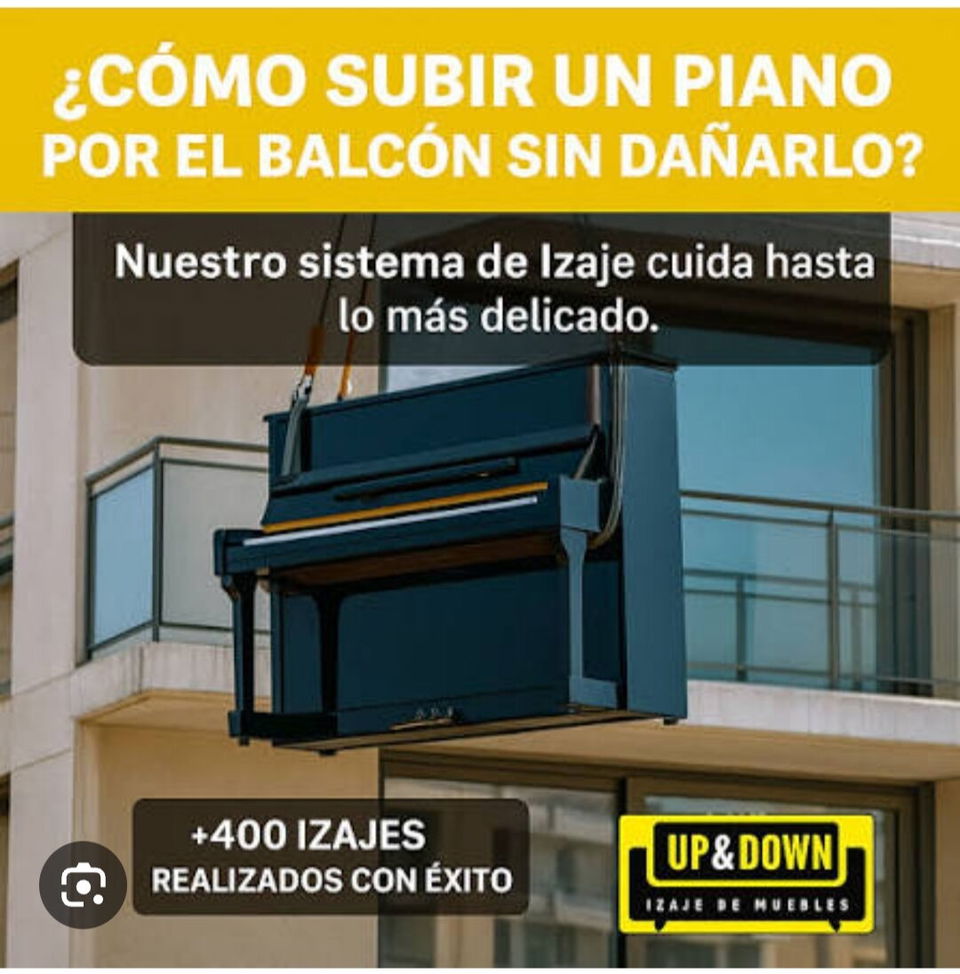 Portada de Agencia de mudanza especializada en traslado de pianos y cristales