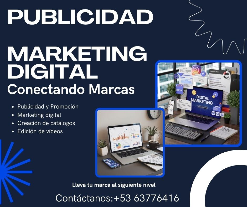 Portada de Marketing digital y publicidad para negocios cubanos