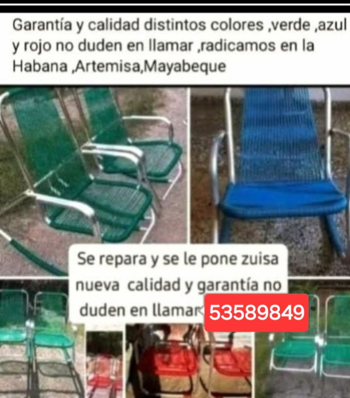 Portada de Reparación y venta de sillones y balancines suizos