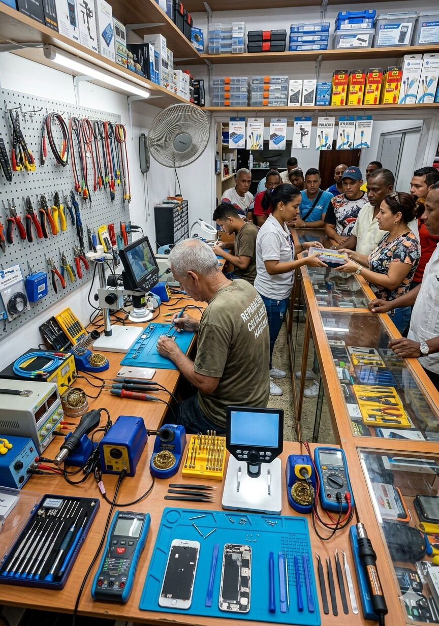 Portada de Herramientas profesionales para reparación de celulares y tablets
