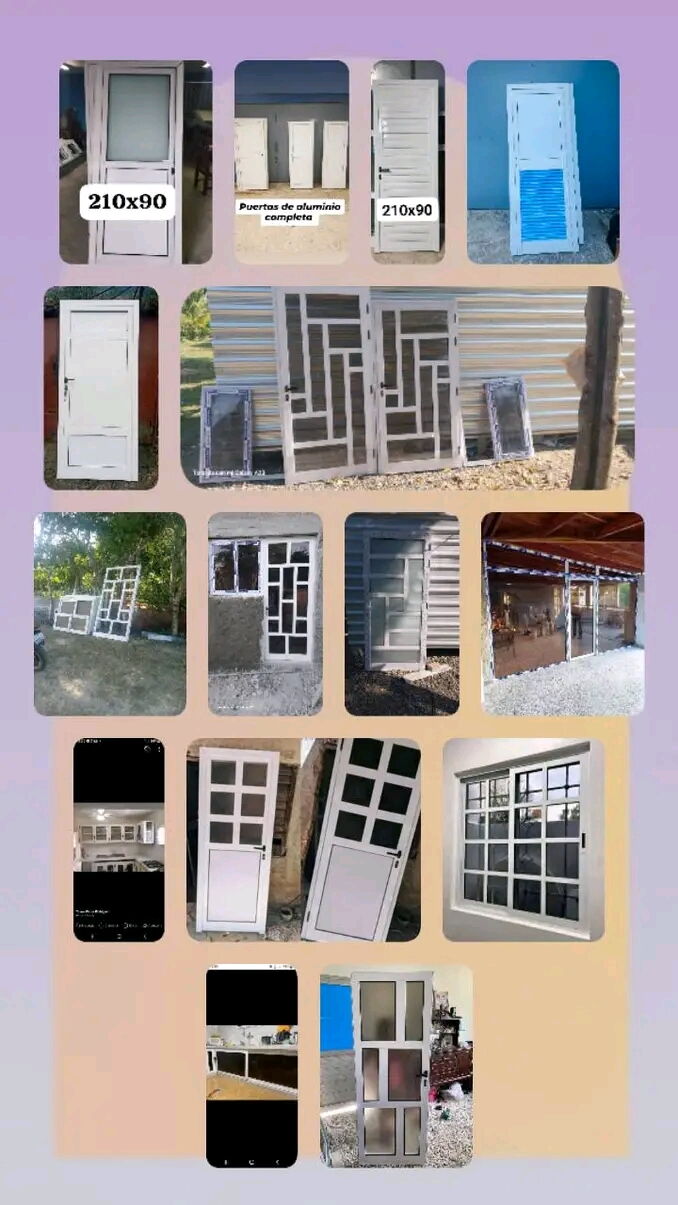 Portada de Trabajos en marquetería de aluminio