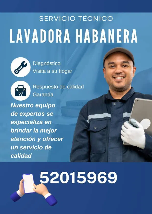 Portada de Servicio técnico de lavadoras automáticas en La Habana