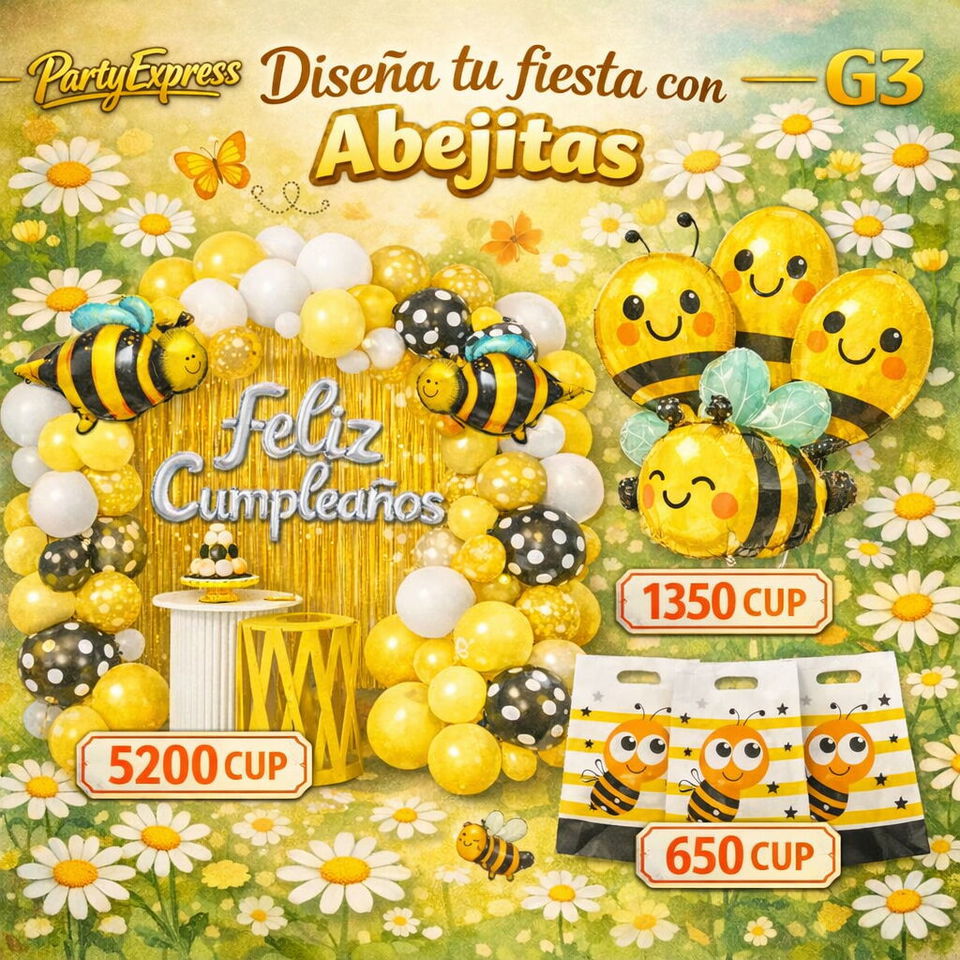 Portada de Decoración de fiestas temáticas: Abejitas y más