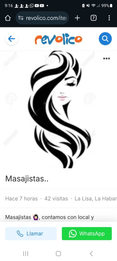 Portada de Masajes profesionales con chicas masajistas en local o a domicilio