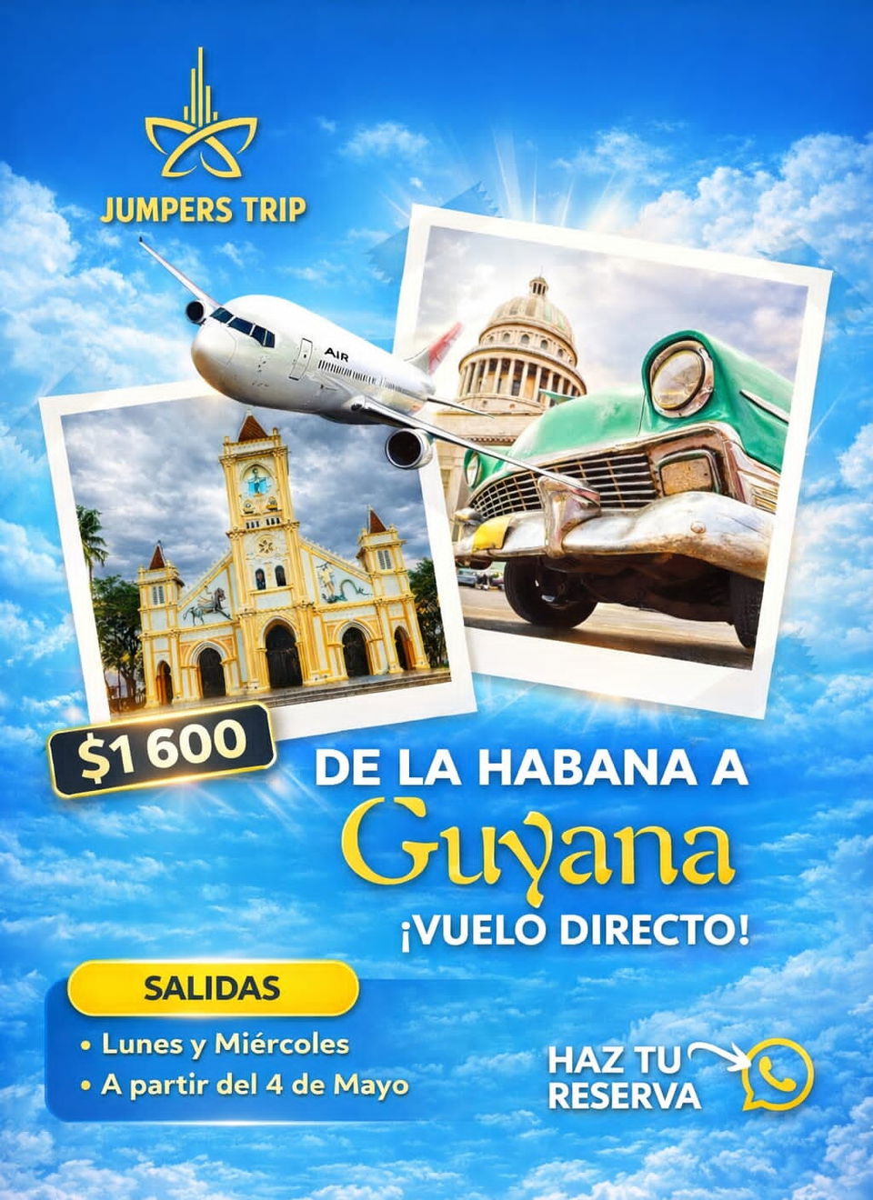 Portada de Viajes con Jumpers Trip: gestión de visa, vuelo y recogida
