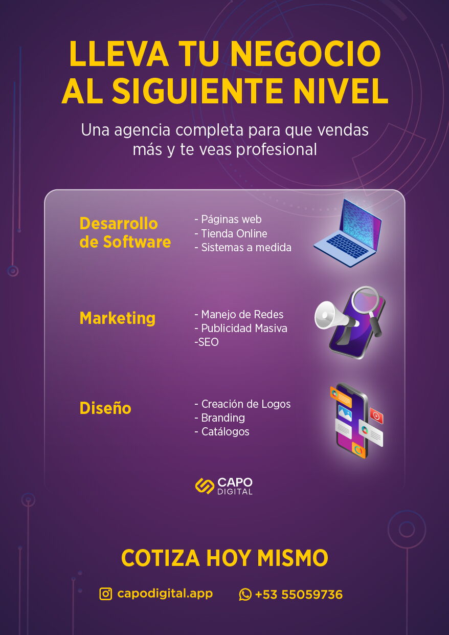 Portada de Desarrollo web, marketing y diseño para escalar tu negocio