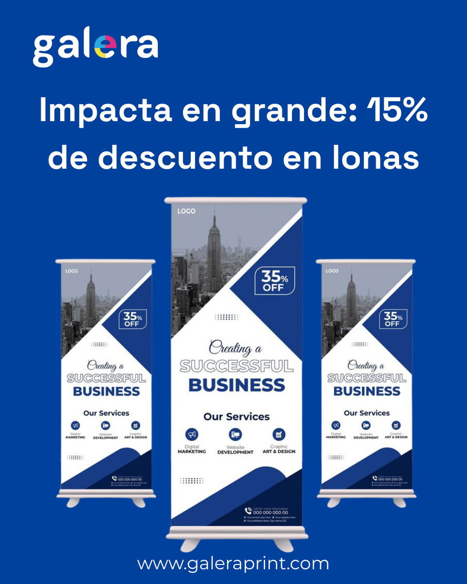 Portada de Impresión de lonas en gran formato para tu marca o evento