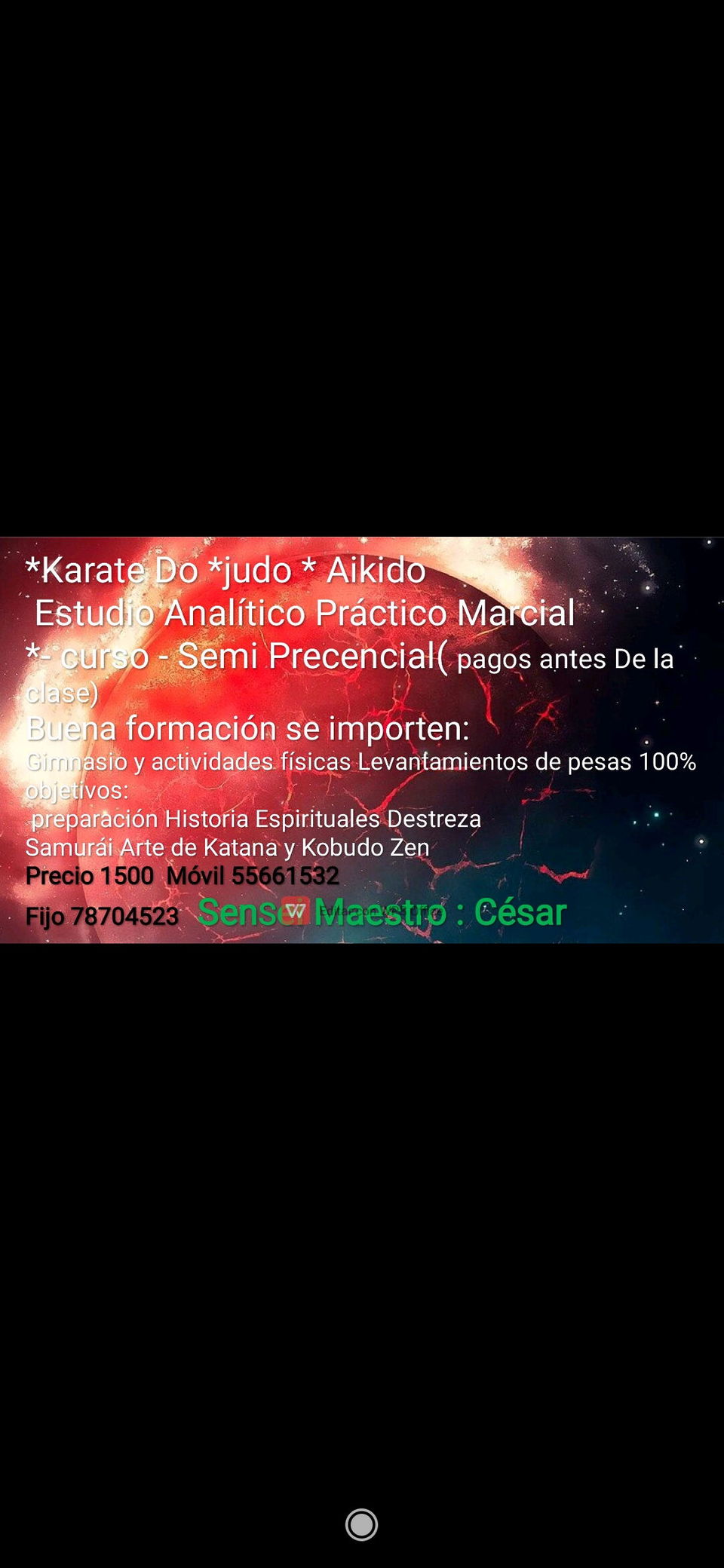 Portada de Artes marciales mixtas y entrenamiento físico en El Cerro
