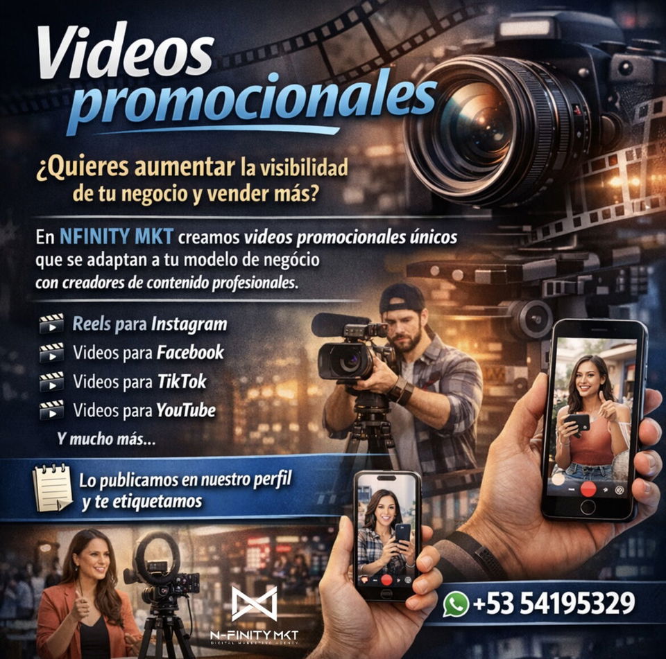 Portada de Videos promocionales para tu negocio