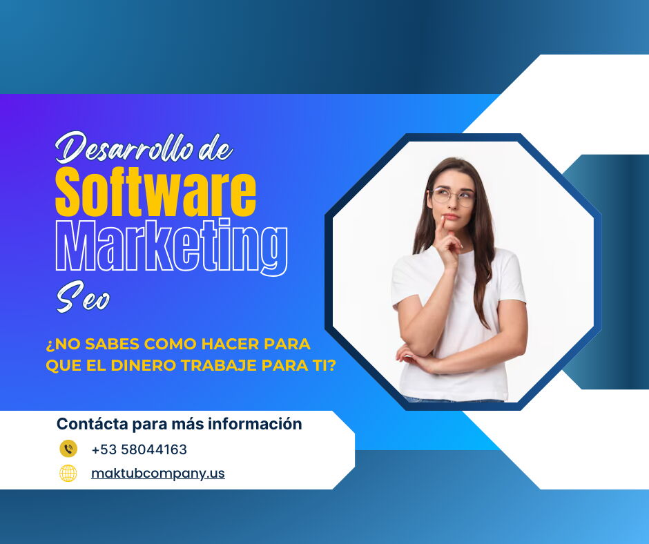 Portada de Desarrollo de software y páginas web a medida