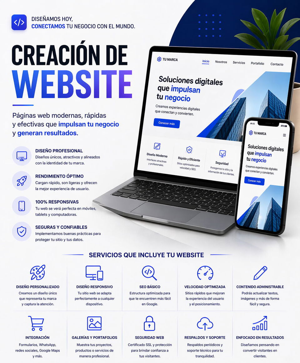 Portada de Páginas web y tiendas online profesionales en La Habana