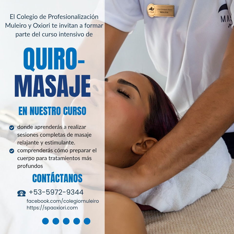Portada de Curso de Quiromasaje Básico – Fundamentos del Masaje Profesional