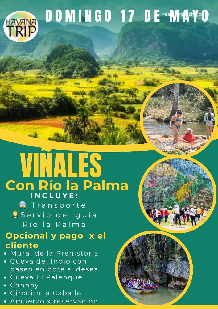 Portada de Excursión a Viñales con Río La Palma - 17 de Mayo