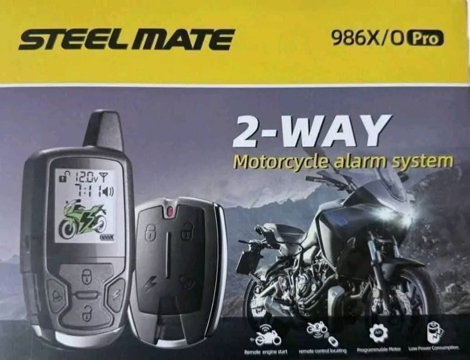 Portada de Alarma Steel Mate para todo tipo de motos