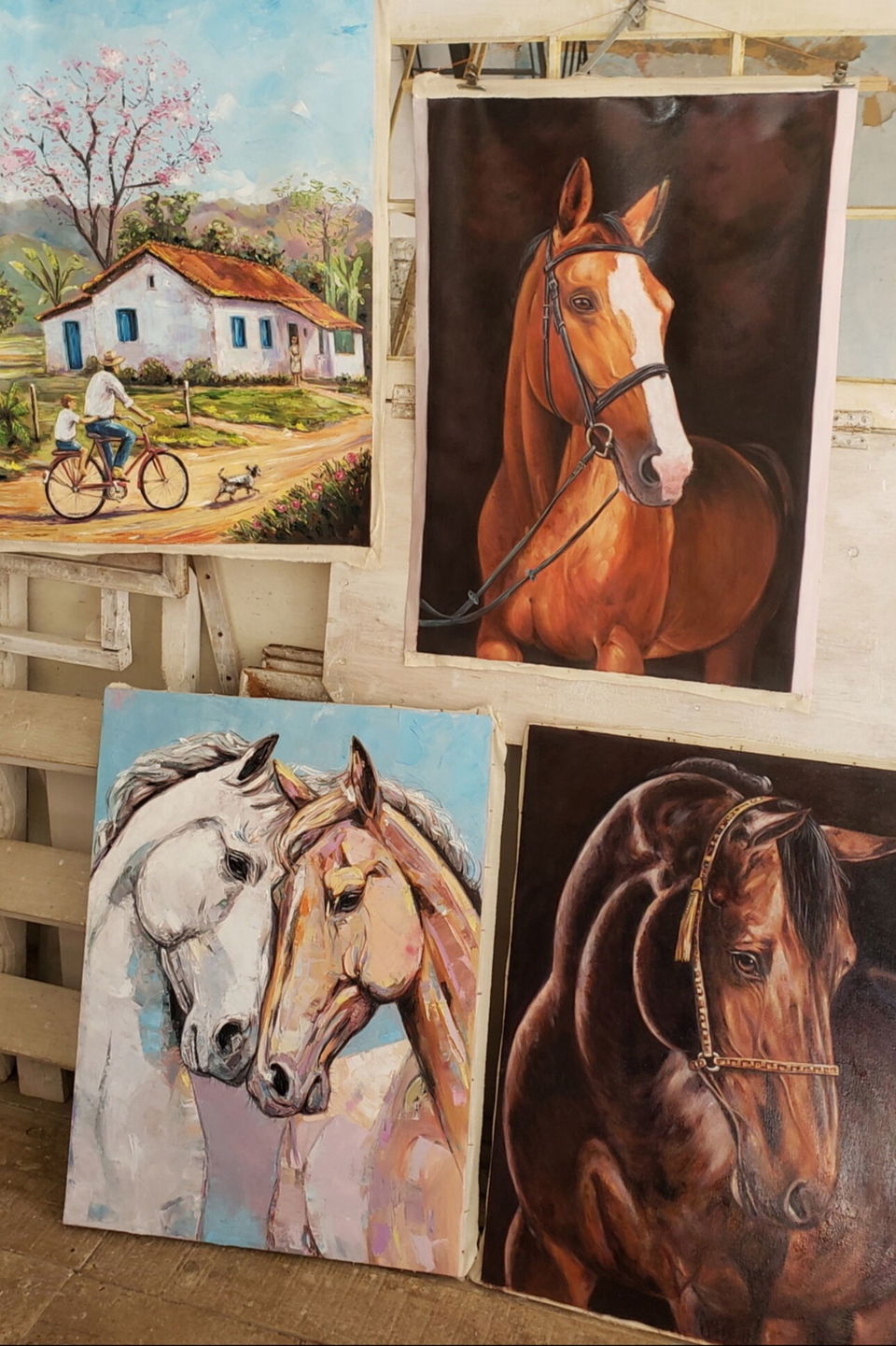 Portada de Retratos al óleo sobre lienzo y cuadros decorativos