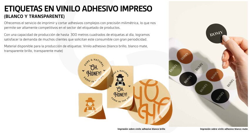 Portada de CairoStudio: Impresión y montaje de etiquetas, pegatinas y carteles para empresas y emprendimientos