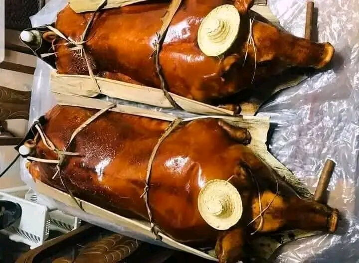 Portada de Cerdo asado con congri gratis para fiestas en La Habana