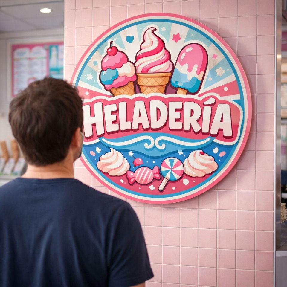 Portada de Carteles circulares y stickers personalizados para tu marca