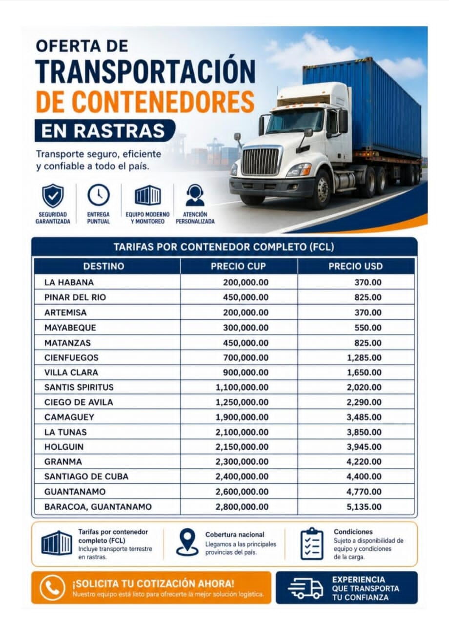Portada de Rastras para servicios logísticos y transportación de contenedores
