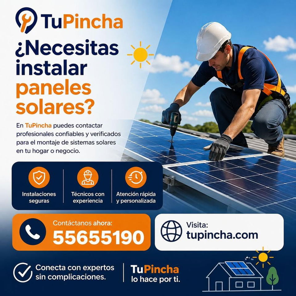 Portada de Instalación de paneles solares en La Habana | Encuentra profesionales con TuPincha