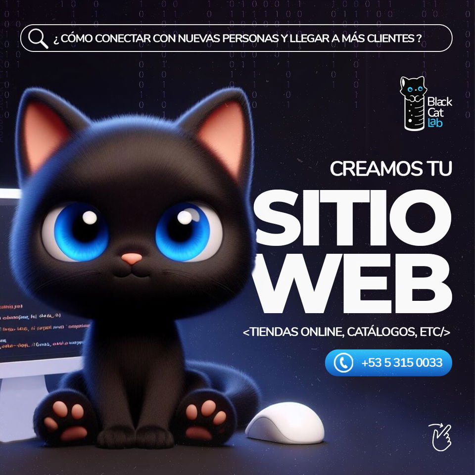 Portada de Desarrollo de sitios web, tiendas online y catálogos personalizados