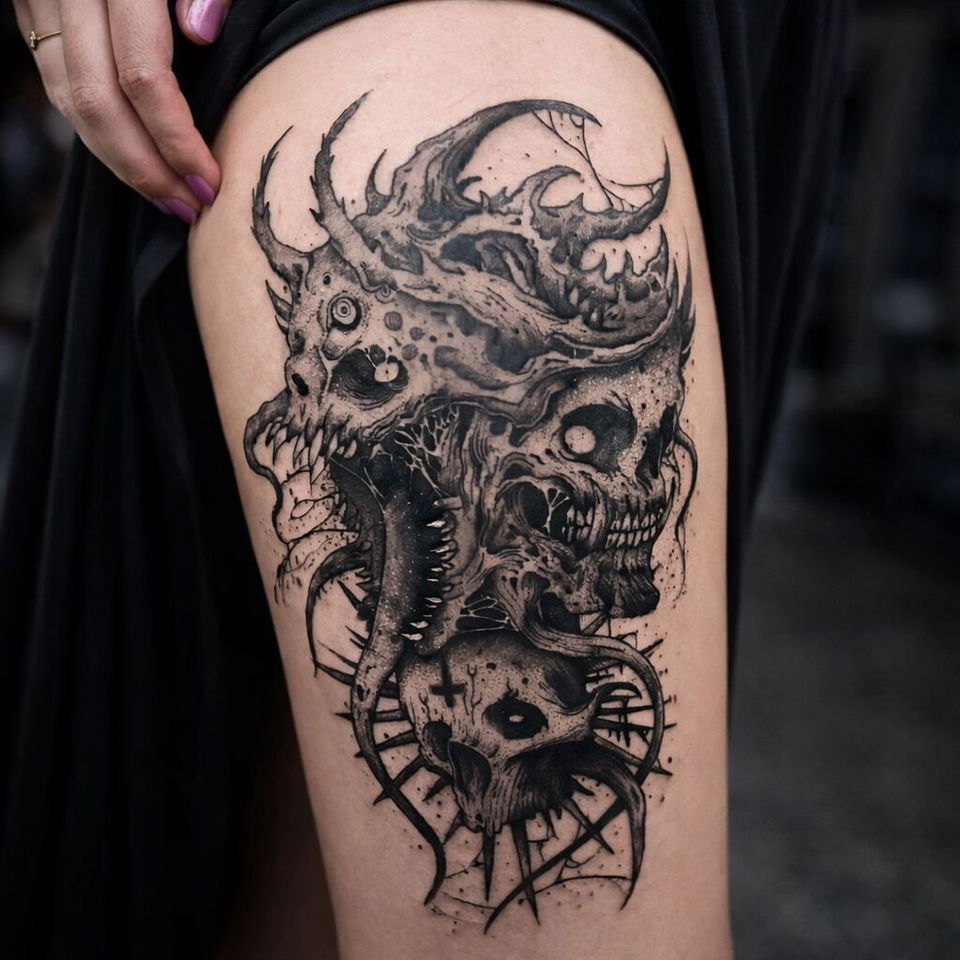 Portada de Tatuador profesional con 4 años de experiencia