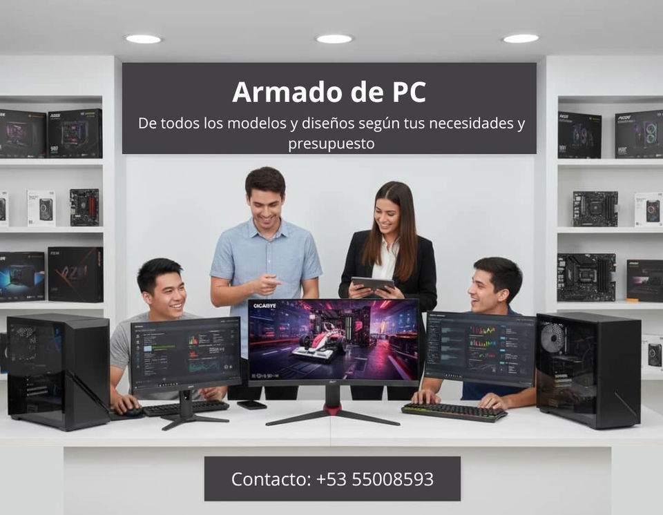 Portada de Armado de PC: Gaming, Oficina o Edición en La Habana