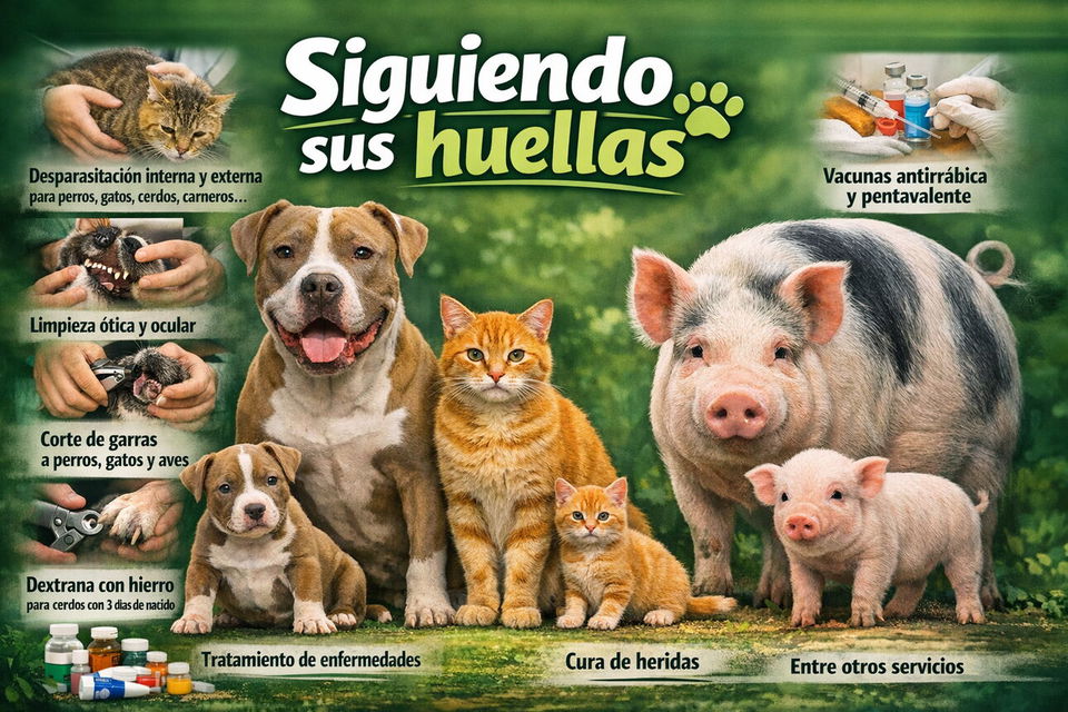 Portada de Veterinario a domicilio especializado en porcinos (cerdos, lechones y adultos)