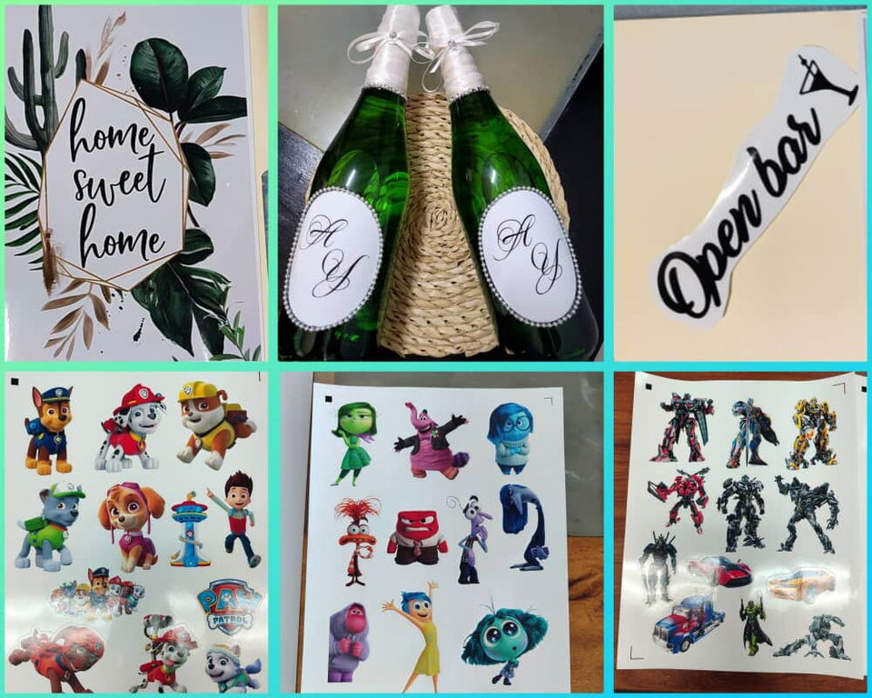Portada de Stickers personalizados con acabado brillante o mate