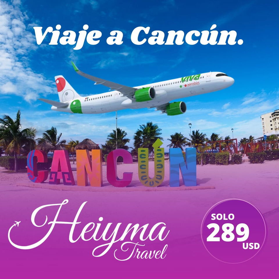 Portada de Vuelos a Cancún desde La Habana con Viva Aerobus