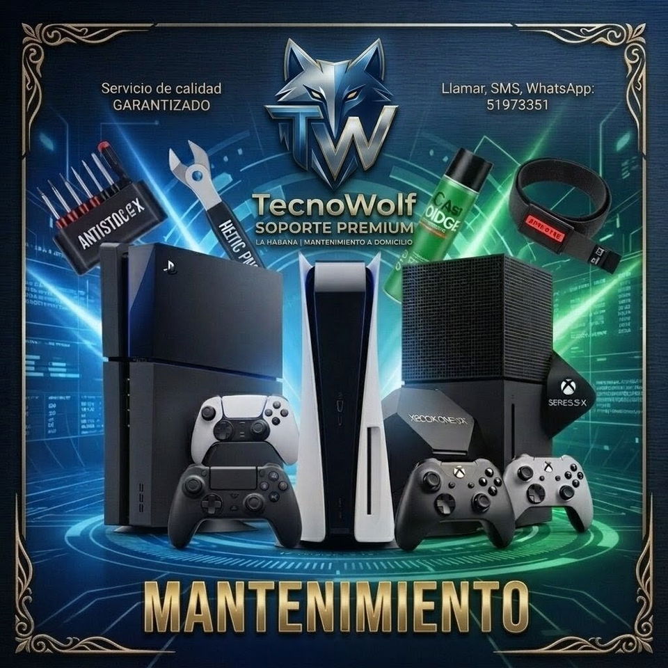 Portada de Mantenimiento de consolas: PS4, PS5, Xbox One, Xbox Series y Atari
