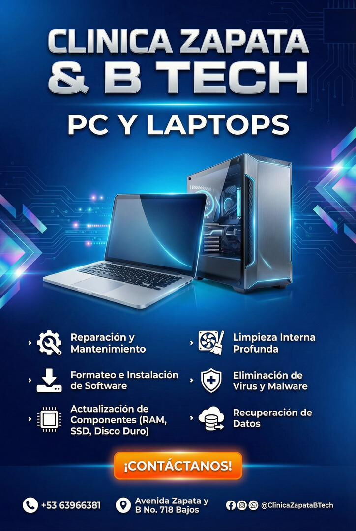 Portada de Reparación de Celulares, Laptops y Computadoras en La Habana