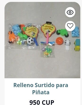 Portada de Relleno surtido para piñatas y todo para tu fiesta
